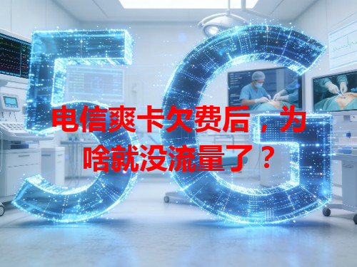 电信爽卡欠费后，为啥就没流量了？