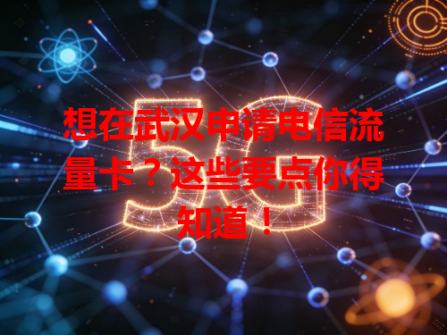 想在武汉申请电信流量卡？这些要点你得知道！