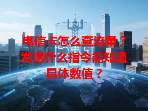 电信卡怎么查流量？发送什么指令能知道具体数值？