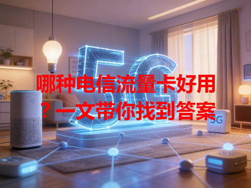 哪种电信流量卡好用？一文带你找到答案