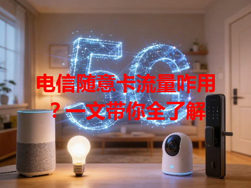 电信随意卡流量咋用？一文带你全了解