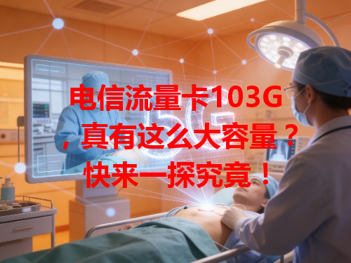 电信流量卡103G，真有这么大容量？快来一探究竟！