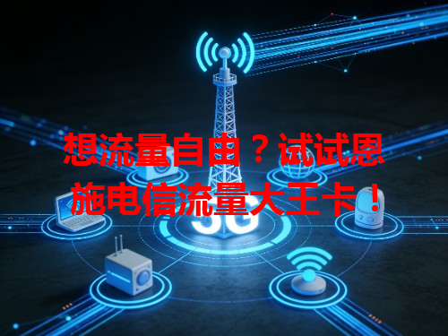 想流量自由？试试恩施电信流量大王卡！