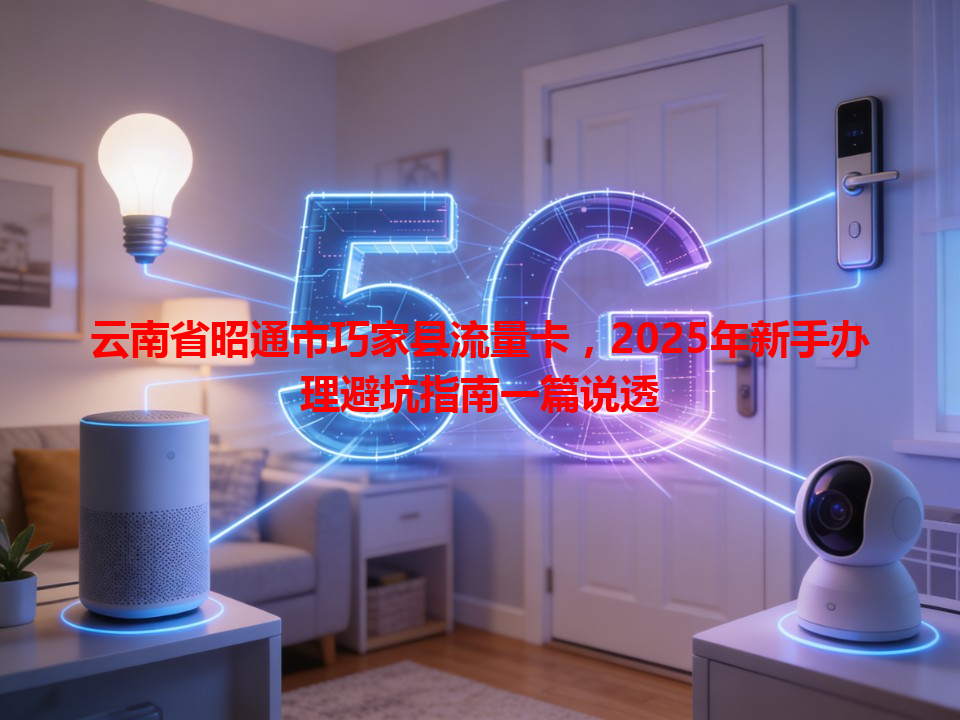 云南省昭通市巧家县流量卡，2025年新手办理避坑指南一篇说透
