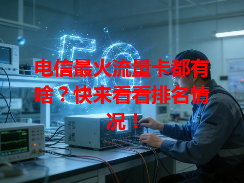 电信最火流量卡都有啥？快来看看排名情况！