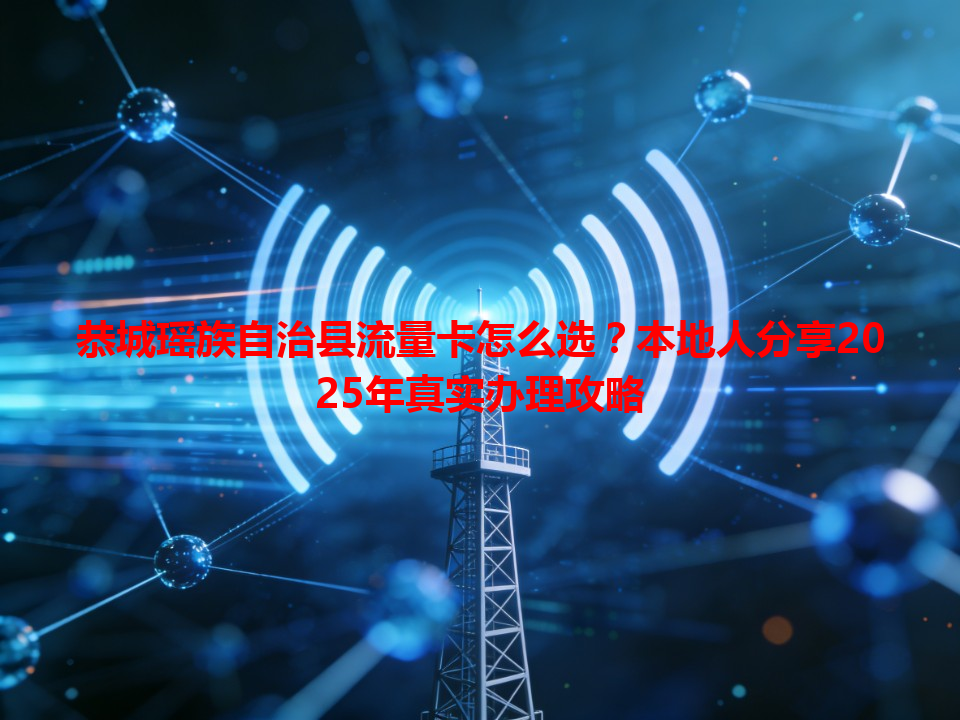 恭城瑶族自治县流量卡怎么选？本地人分享2025年真实办理攻略