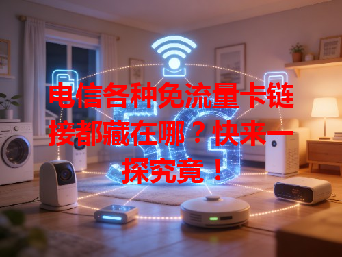 电信各种免流量卡链接都藏在哪？快来一探究竟！