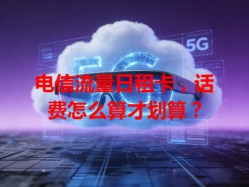 电信流量日租卡，话费怎么算才划算？