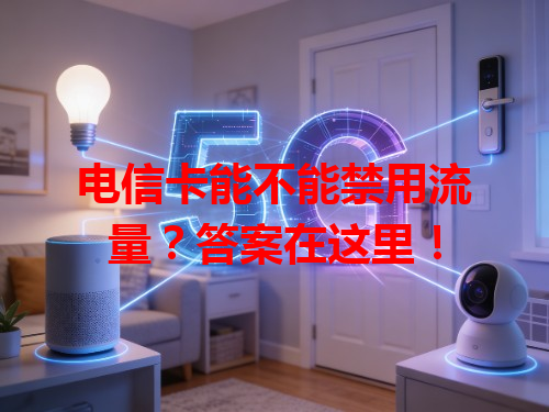 电信卡能不能禁用流量？答案在这里！