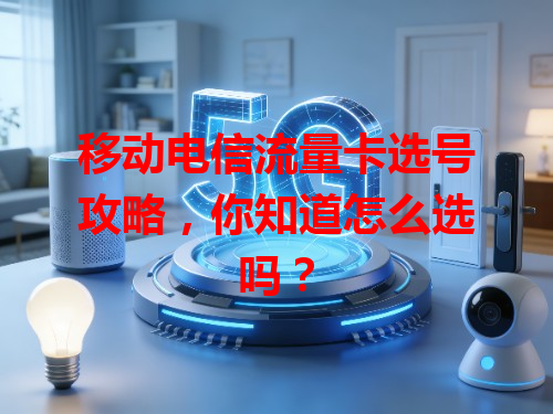 移动电信流量卡选号攻略，你知道怎么选吗？