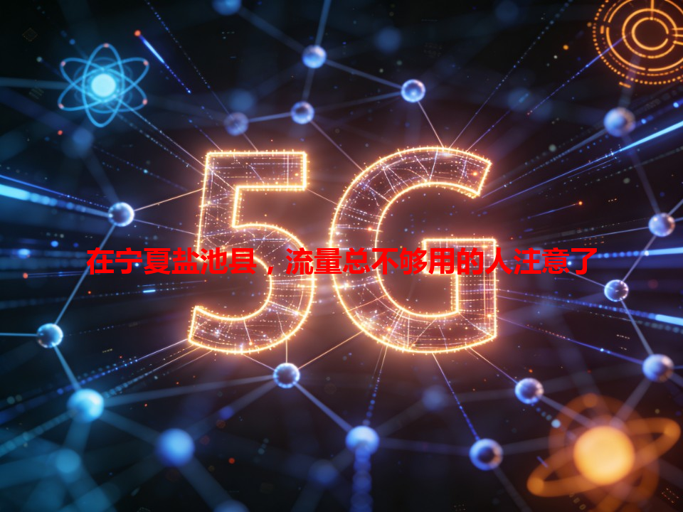 在宁夏盐池县，流量总不够用的人注意了
