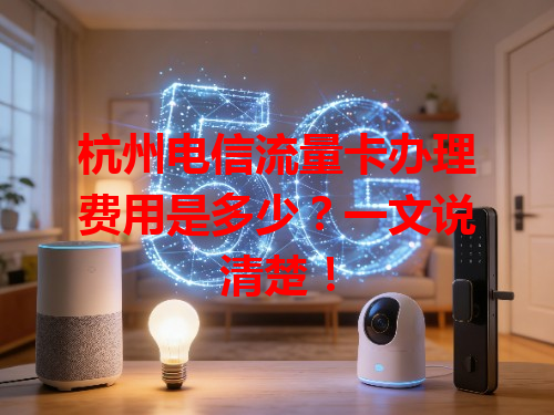 杭州电信流量卡办理费用是多少？一文说清楚！