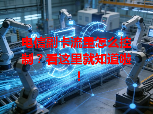 电信副卡流量怎么控制？看这里就知道啦！