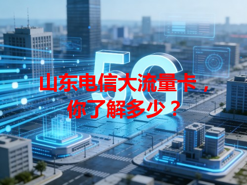山东电信大流量卡，你了解多少？