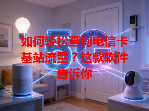 如何轻松查询电信卡基站流量？这款软件告诉你