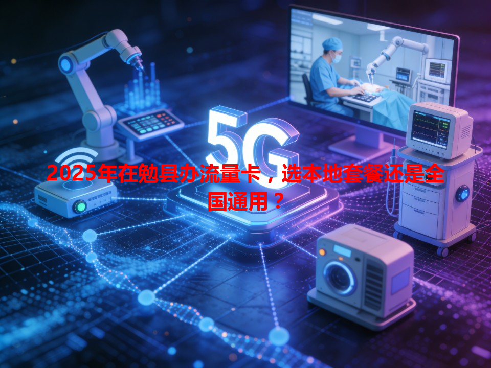 2025年在勉县办流量卡，选本地套餐还是全国通用？