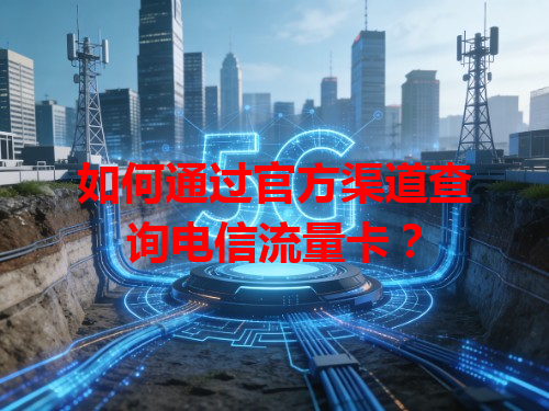 如何通过官方渠道查询电信流量卡？