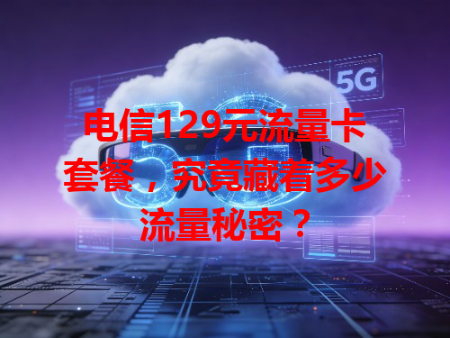 电信129元流量卡套餐，究竟藏着多少流量秘密？