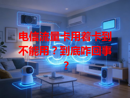 电信流量卡用着卡到不能用？到底咋回事？