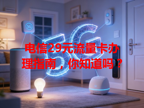 电信29元流量卡办理指南，你知道吗？