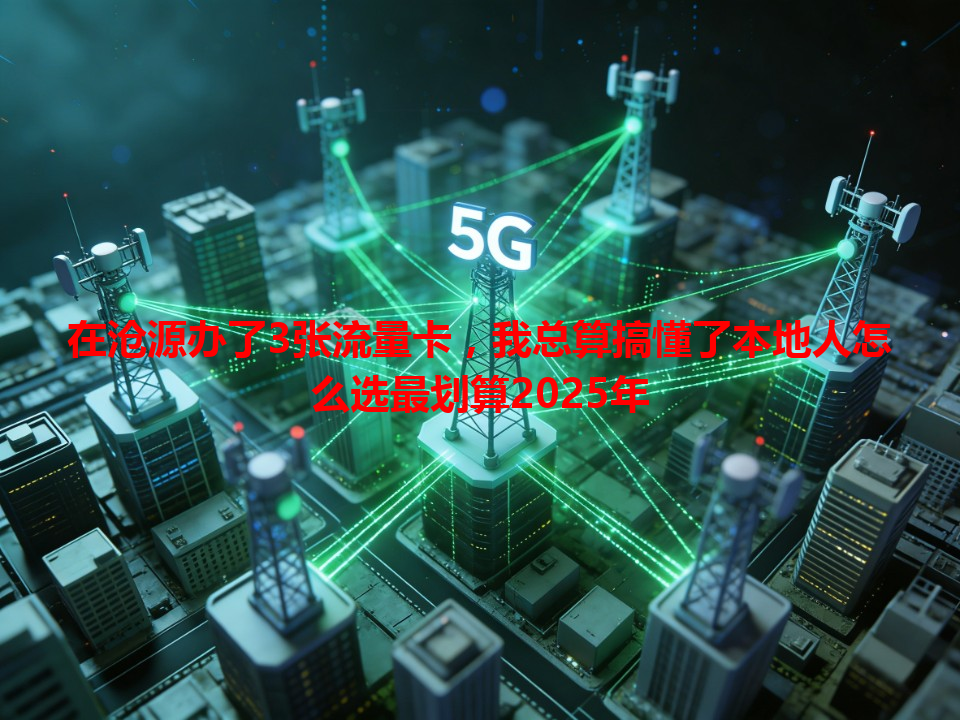 在沧源办了3张流量卡，我总算搞懂了本地人怎么选最划算2025年