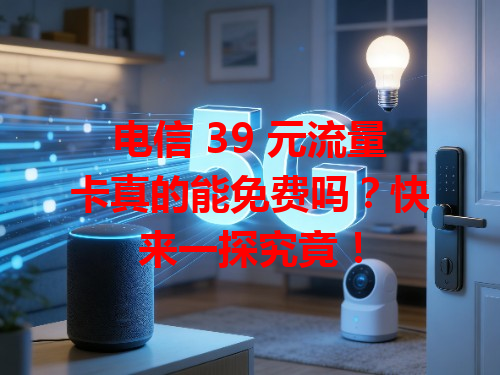 电信 39 元流量卡真的能免费吗？快来一探究竟！