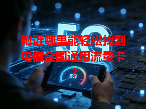 附近哪里能轻松找到电信全国通用流量卡？