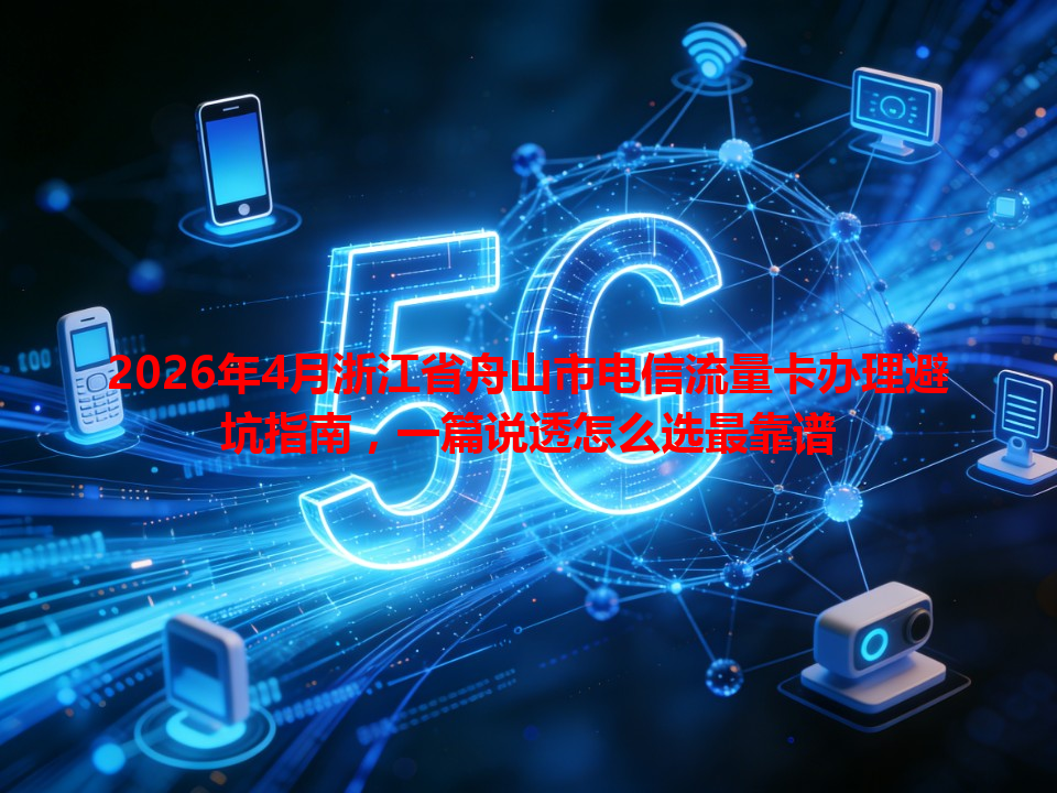 2026年4月浙江省舟山市电信流量卡办理避坑指南，一篇说透怎么选最靠谱