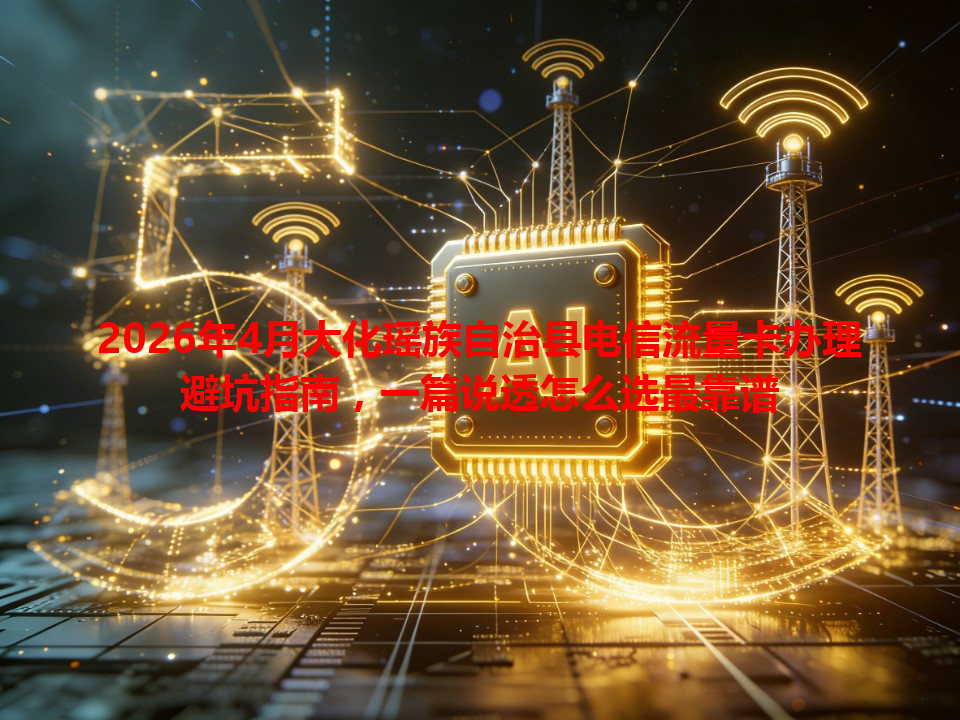 2026年4月大化瑶族自治县电信流量卡办理避坑指南，一篇说透怎么选最靠谱
