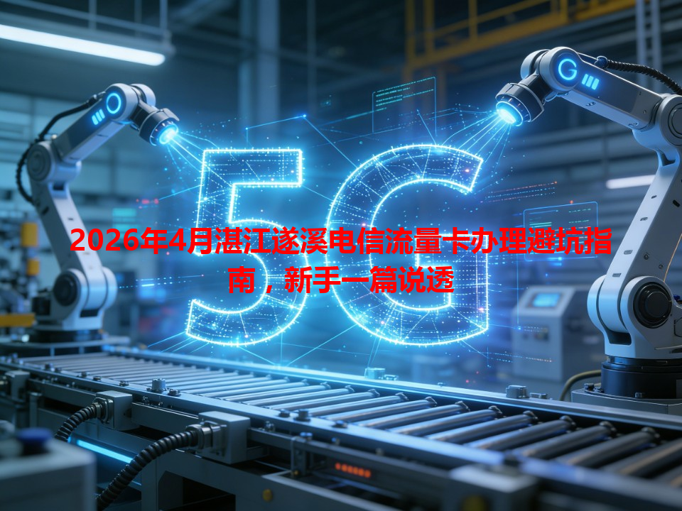 2026年4月湛江遂溪电信流量卡办理避坑指南，新手一篇说透