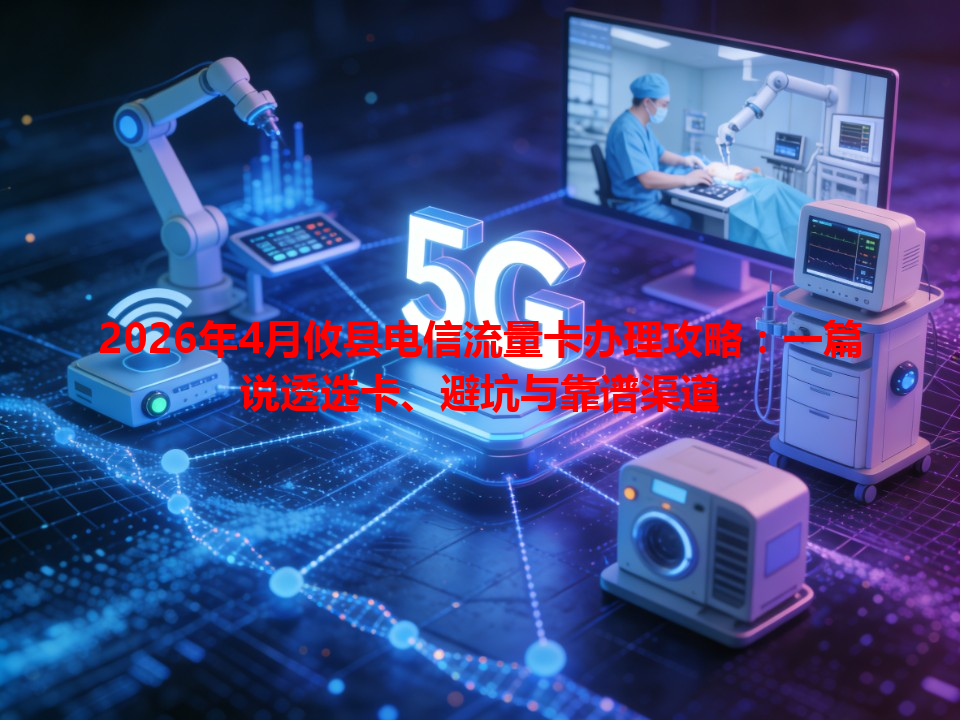 2026年4月攸县电信流量卡办理攻略：一篇说透选卡、避坑与靠谱渠道