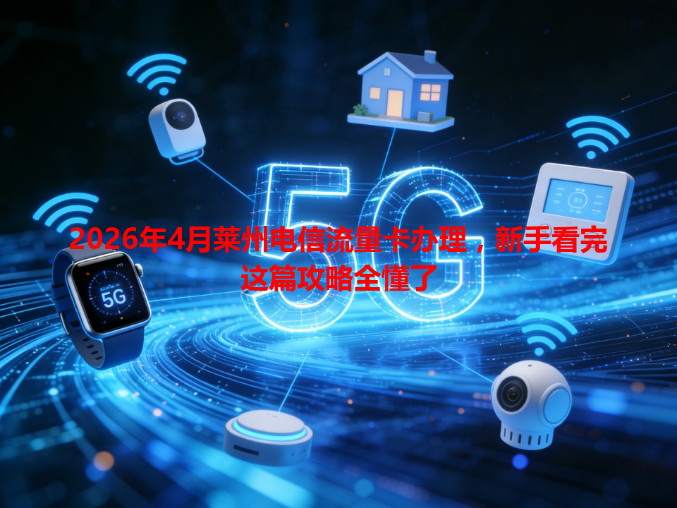 2026年4月莱州电信流量卡办理，新手看完这篇攻略全懂了