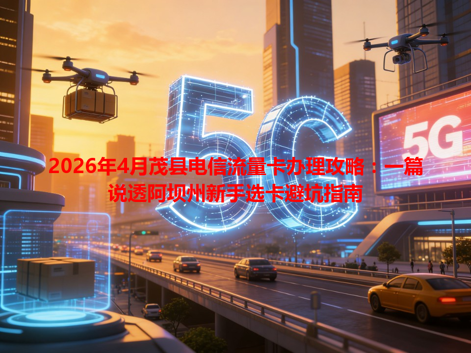 2026年4月茂县电信流量卡办理攻略：一篇说透阿坝州新手选卡避坑指南