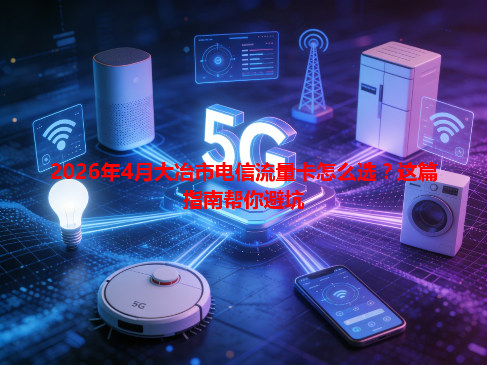2026年4月大冶市电信流量卡怎么选？这篇指南帮你避坑