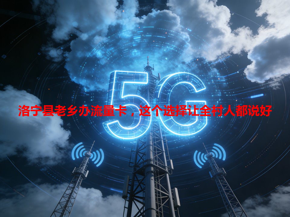 洛宁县老乡办流量卡，这个选择让全村人都说好