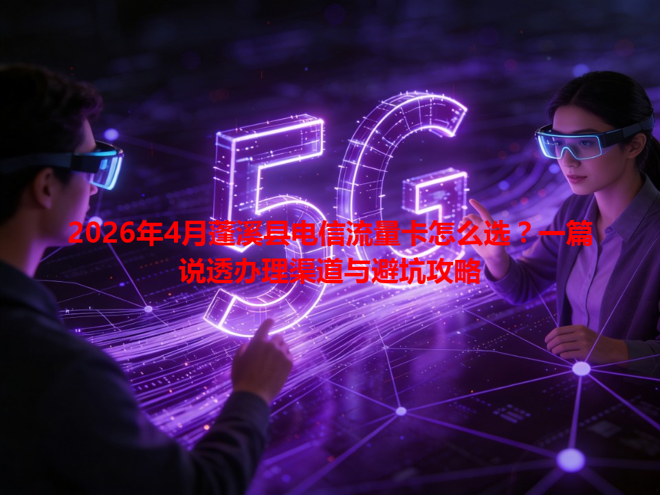 2026年4月蓬溪县电信流量卡怎么选？一篇说透办理渠道与避坑攻略