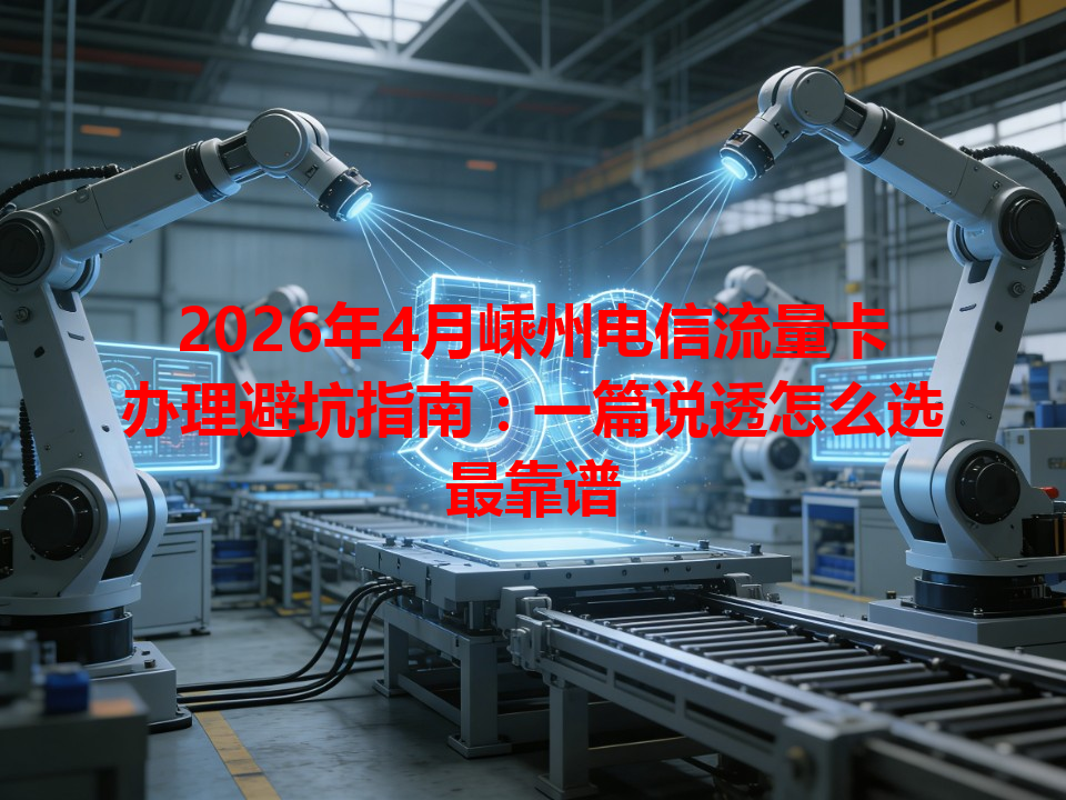 2026年4月嵊州电信流量卡办理避坑指南：一篇说透怎么选最靠谱