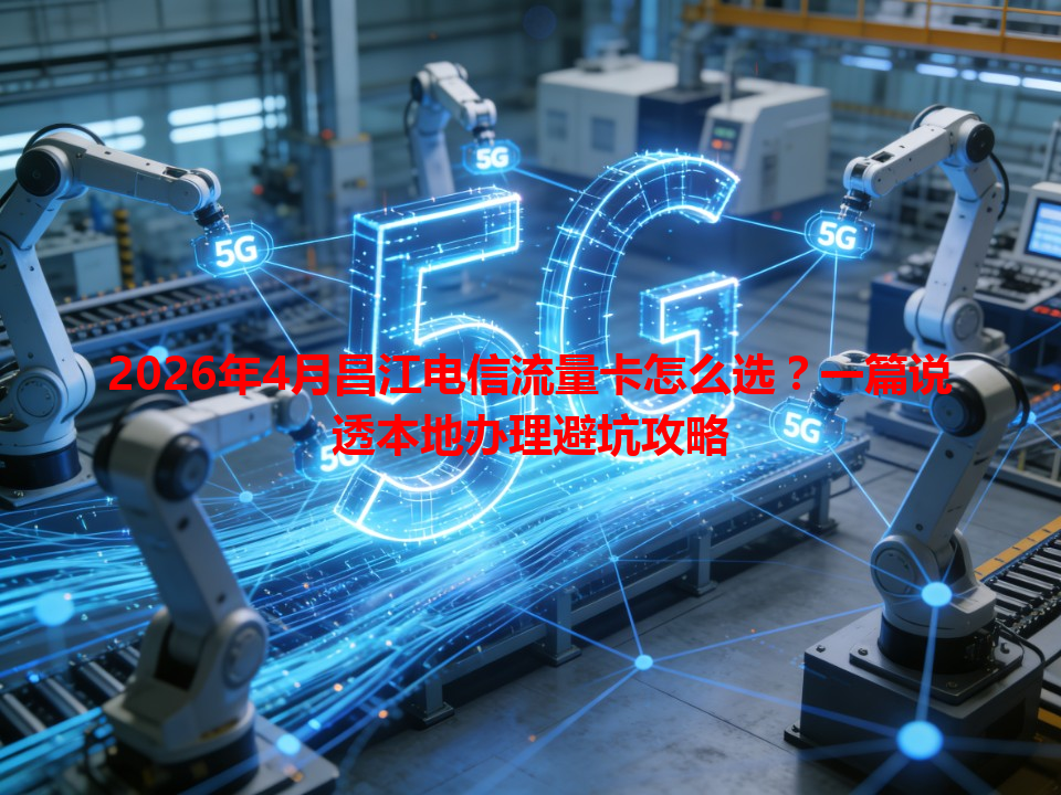 2026年4月昌江电信流量卡怎么选？一篇说透本地办理避坑攻略