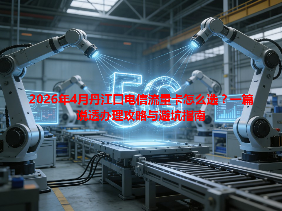 2026年4月丹江口电信流量卡怎么选？一篇说透办理攻略与避坑指南
