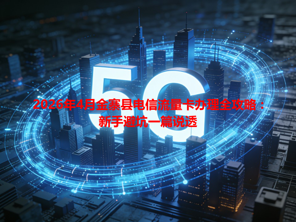 2026年4月金寨县电信流量卡办理全攻略：新手避坑一篇说透