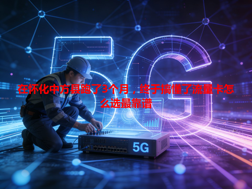 在怀化中方县跑了3个月，终于搞懂了流量卡怎么选最靠谱