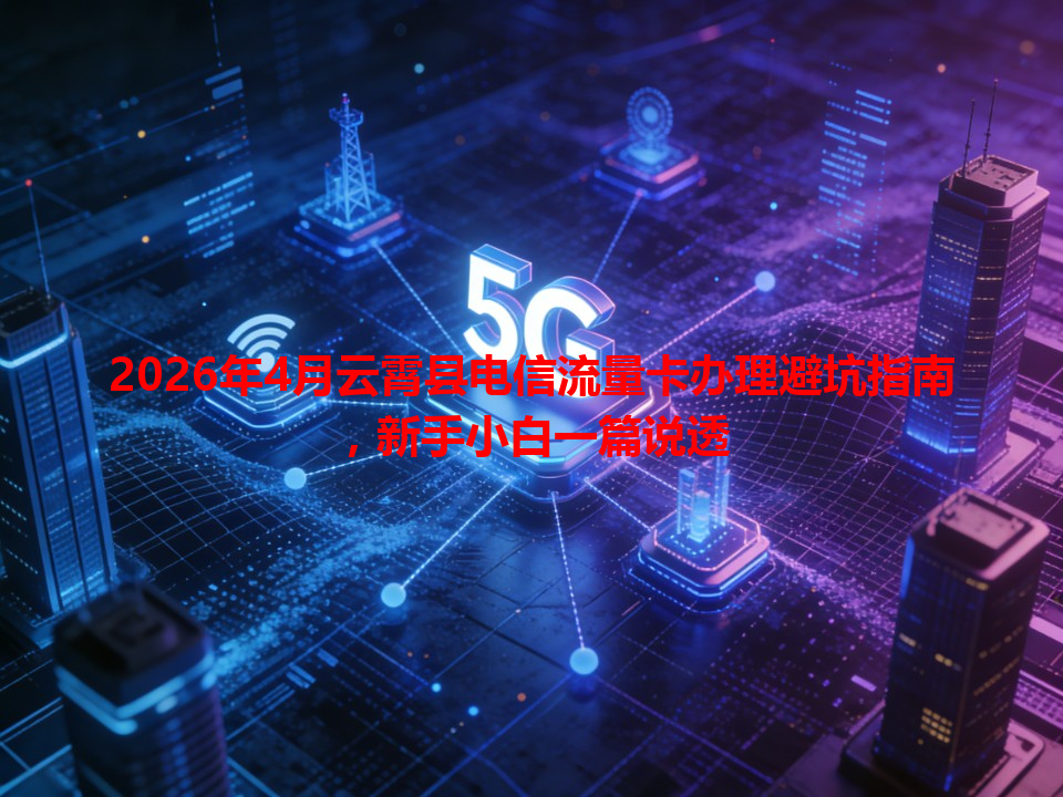 2026年4月云霄县电信流量卡办理避坑指南，新手小白一篇说透
