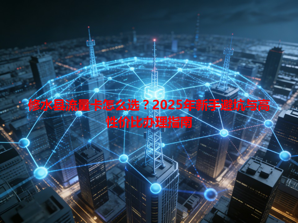 修水县流量卡怎么选？2025年新手避坑与高性价比办理指南