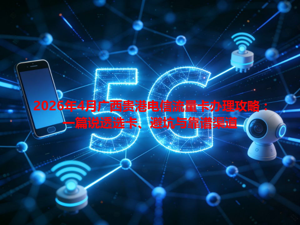2026年4月广西贵港电信流量卡办理攻略：一篇说透选卡、避坑与靠谱渠道