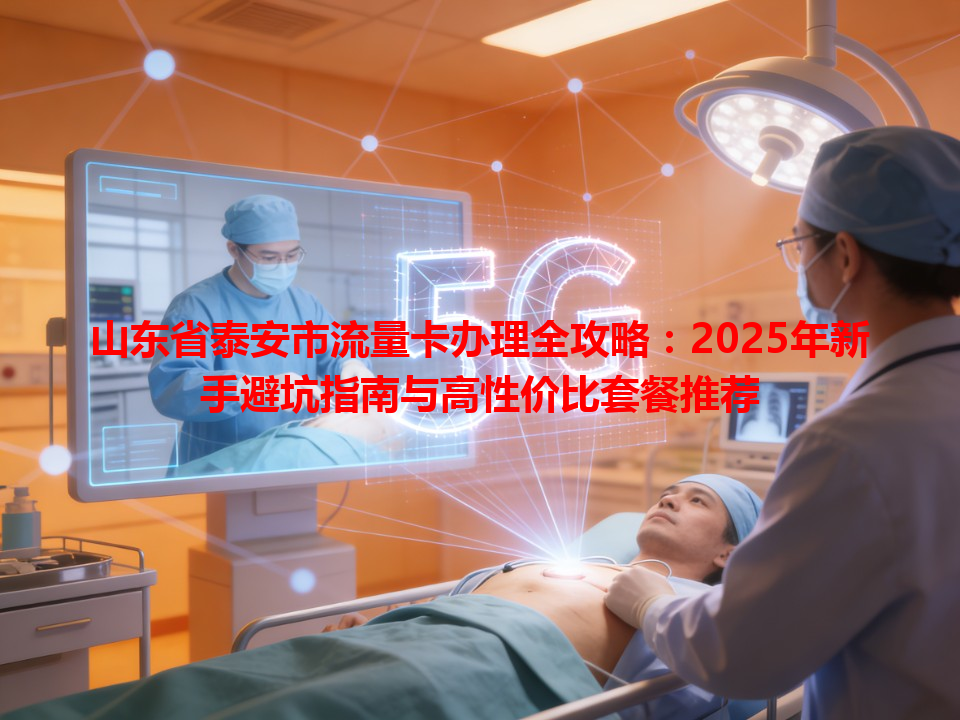 山东省泰安市流量卡办理全攻略：2025年新手避坑指南与高性价比套餐推荐