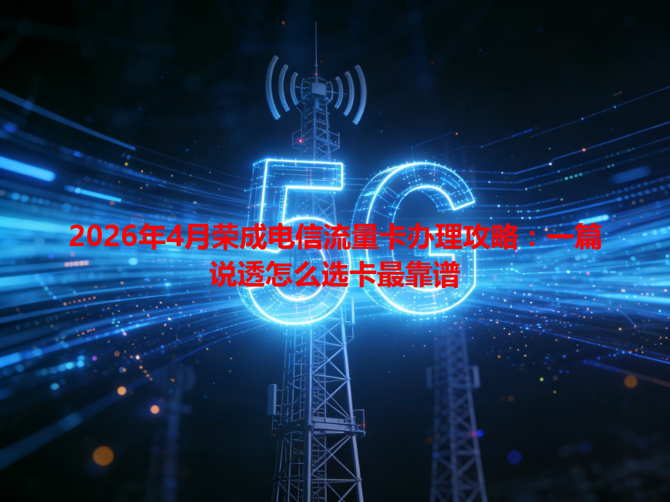 2026年4月荣成电信流量卡办理攻略：一篇说透怎么选卡最靠谱