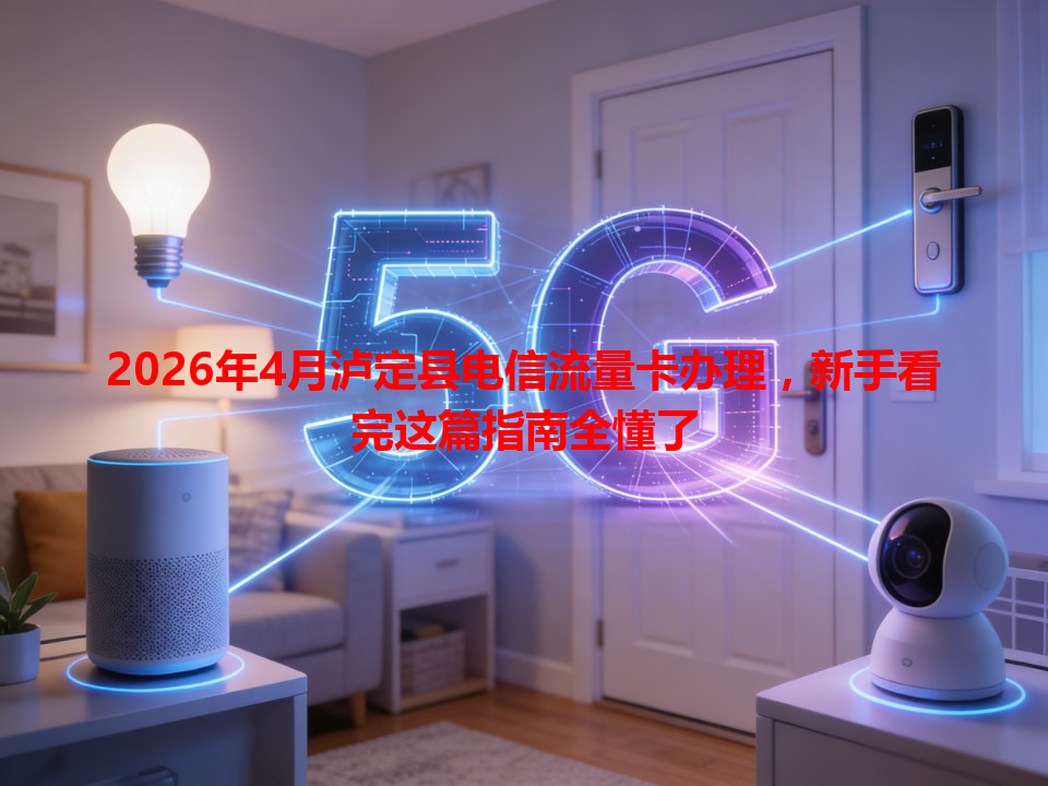 2026年4月泸定县电信流量卡办理，新手看完这篇指南全懂了
