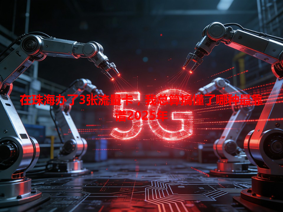 在珠海办了3张流量卡，我总算搞懂了哪种最靠谱2025年