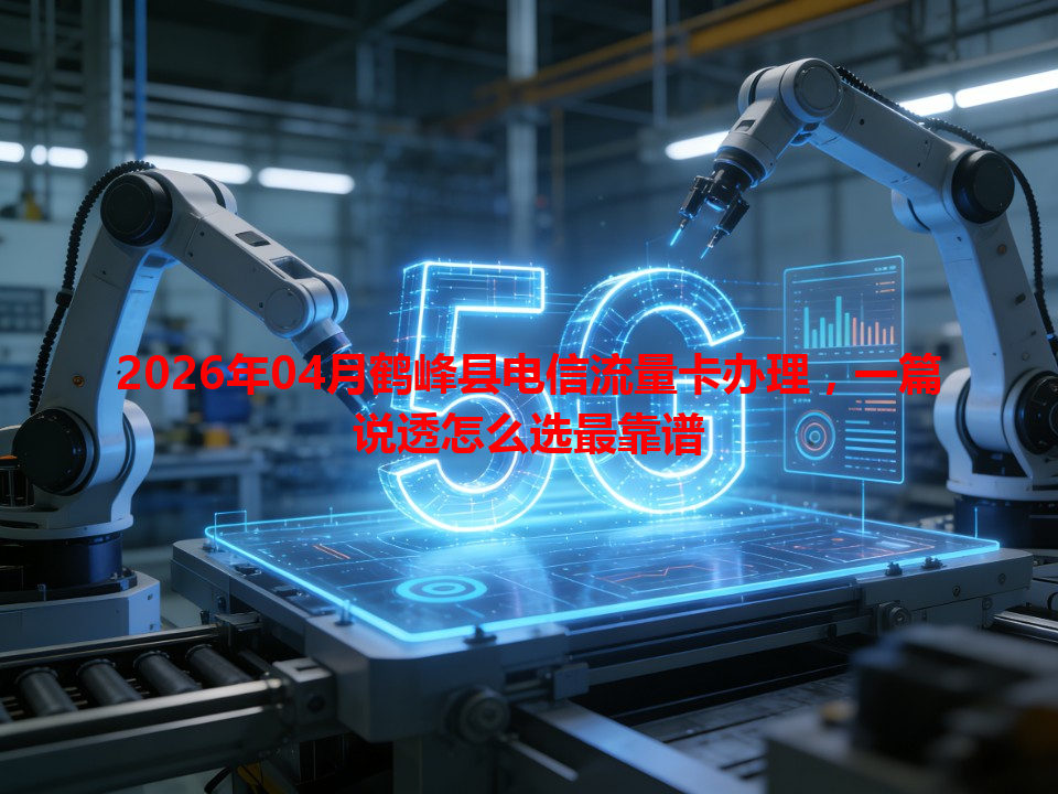 2026年04月鹤峰县电信流量卡办理，一篇说透怎么选最靠谱