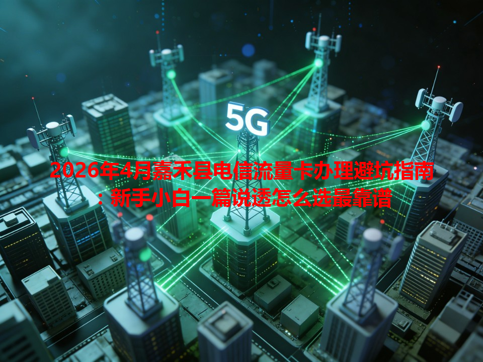 2026年4月嘉禾县电信流量卡办理避坑指南：新手小白一篇说透怎么选最靠谱
